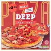 Jacks Deep Meat Feast 386g (Case of 7)  Adomoo